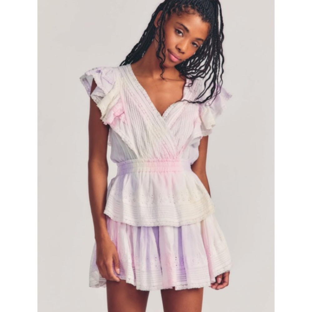 LoveShackFancy Gwen Mini Dress